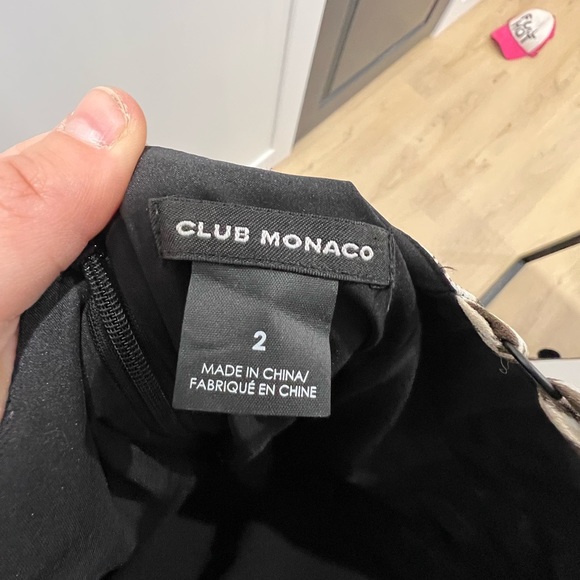 Club Monaco Paz Leopard Print Dress - Picture 8 of 8